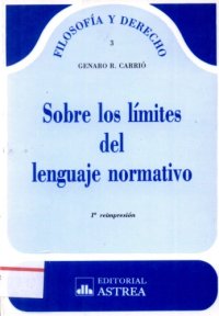 cover of the book Sobre los límites del lenguaje normativo