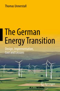 cover of the book The German Energy Transition: Design, Implementation, Cost and Lessons