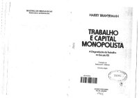 cover of the book Trabalho e Capital Monopolista