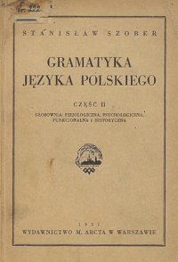 cover of the book Gramatyka języka polskiego. Część II