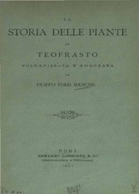 cover of the book La storia delle piante