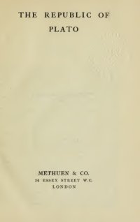 cover of the book The Republic of Plato