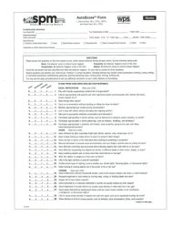 cover of the book SPM sensory processing measure handbook and tests