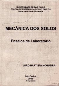 cover of the book Mecânica dos Solos - Ensaios de Laboratório