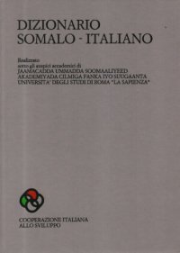 cover of the book Dizionario somalo - italiano