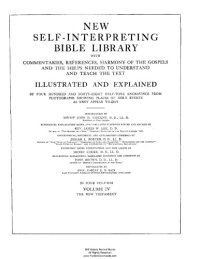 cover of the book The Self-Interpreting Bible, New Testament & Helps (Volume 4 of 4, 1914 edition)