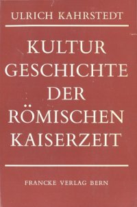 cover of the book Kulturgeschichte der römischen Kaiserzeit