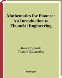 cover of the book Mathematics for Finance an introduction to Financial Engineering