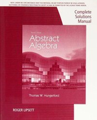 cover of the book Abstract Algebra: An Introduction - Complete Solutions Manual