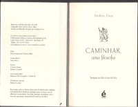 cover of the book Caminhar, Uma Filosofia