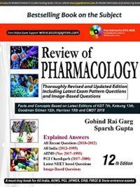 cover of the book Review of Pharmacology (PGMEE) Paperback – 2018