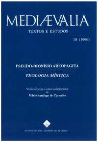 cover of the book Teologia Mística Cartas + Estudos - Mediaevalia