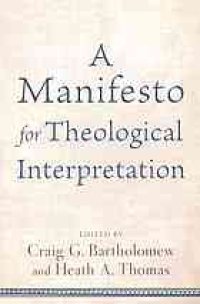 cover of the book A Manifesto for Theological Interpretation