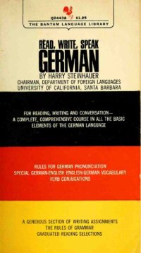 cover of the book Read, Write, Speak German