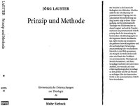 cover of the book Prinzip und Methode : die Transformation des protestantischen Schriftprinzips durch die historische Kritik von Schleiermacher bis zur Gegenwart