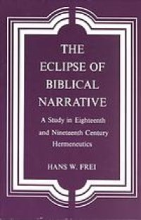 cover of the book The eclipse of Biblical narrative.