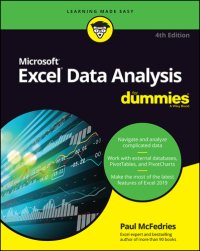 cover of the book Excel Data Analysis For Dummies