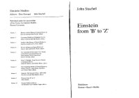 cover of the book Einstein from ’B’ to ’Z’