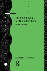 cover of the book Historical Linguistics: an introduction