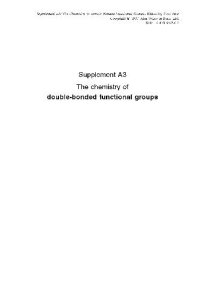 cover of the book Supplement A3: The chemistry of double-bonded functional groups