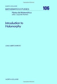 cover of the book Introduction to Holomorphy