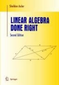 cover of the book Linear Algebra Done Right