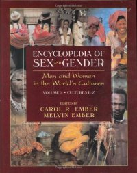 cover of the book Encyclopedia of Sex and Gender. Men and Women in the World’s Cultures