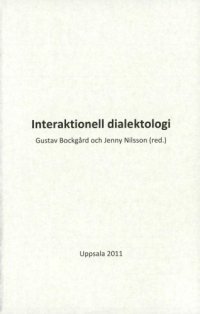 cover of the book Interaktionell dialektologi