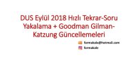 cover of the book DUS Hızlı Tekrar Soru Yakalama-Goodman Gilman- Katzung Güncellemeleri