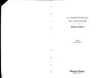 cover of the book A Constituição da Sociedade