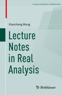 cover of the book Lecture Notes in Real Analysis