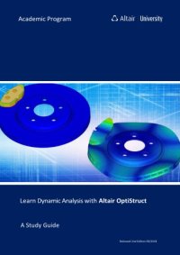 cover of the book Learn Dynamic Analysis with Altair OptiStruct