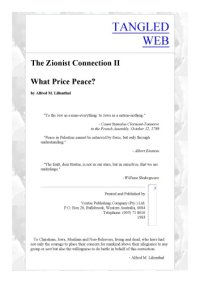 cover of the book The Zionist Connection (Part-2) What Price Peace ?