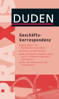 cover of the book Duden - Geschäftskorrespondenz