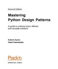 cover of the book Mastering Python Design Patterns