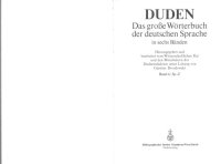 cover of the book DUDEN Das große Wörterbuch der deutschen Sprache in sechs Bänden Band 6: Sp-Z