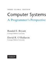 cover of the book Computer Systems. A Programmer’s Perspective [3rd ed.]