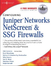 cover of the book Configuring Juniper Networks Netscreen & SSG Firewalls