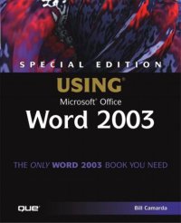 cover of the book Special Edition Using Microsoft Office Word 2003