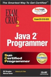 cover of the book Java 2 Programmer Exam Cram 2 (Exam CX-310-035)