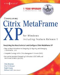 cover of the book Configuring Citrix Metaframe XP for Windows