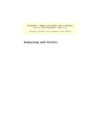 cover of the book Bargaining and Markets