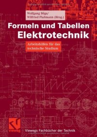 cover of the book Formeln und Tabellen Elektrotechnik