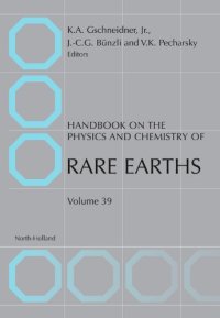 cover of the book Handbook on the Physics and Chemistry of Rare Earths.