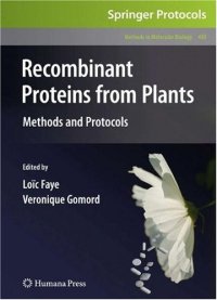 cover of the book Recombinant Proteins From Plants: Methods and Protocols