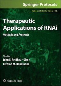 cover of the book Therapeutic Applications of RNAi: Methods and Protocols