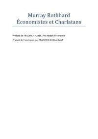 cover of the book Économistes et Charlatans