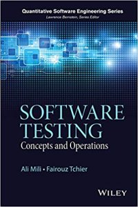 cover of the book Software Testing: Concepts and Operations