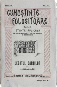 cover of the book Legatul cărților