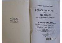 cover of the book Scrisori studențești din închisoare